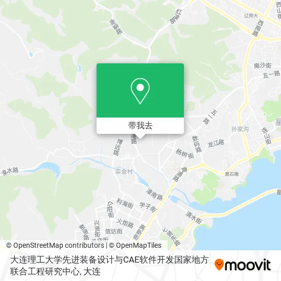 大连理工大学先进装备设计与CAE软件开发国家地方联合工程研究中心地图