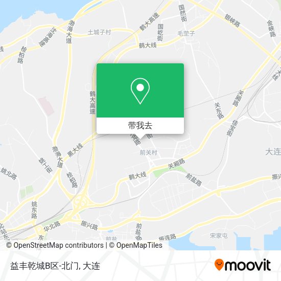 益丰乾城B区-北门地图