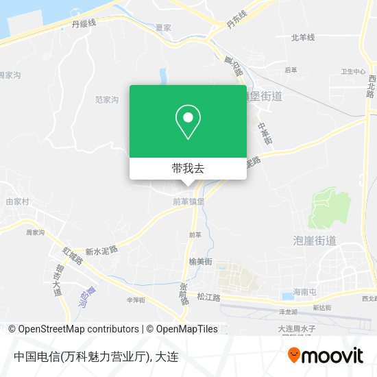 中国电信(万科魅力营业厅)地图