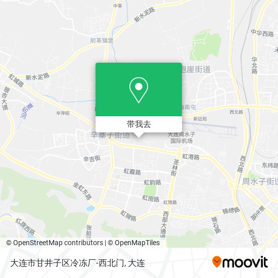 大连市甘井子区冷冻厂-西北门地图