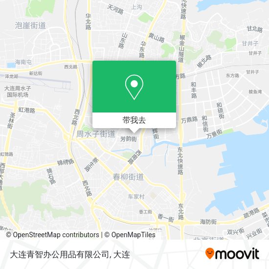 大连青智办公用品有限公司地图