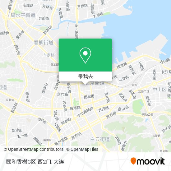 颐和香榭C区-西2门地图