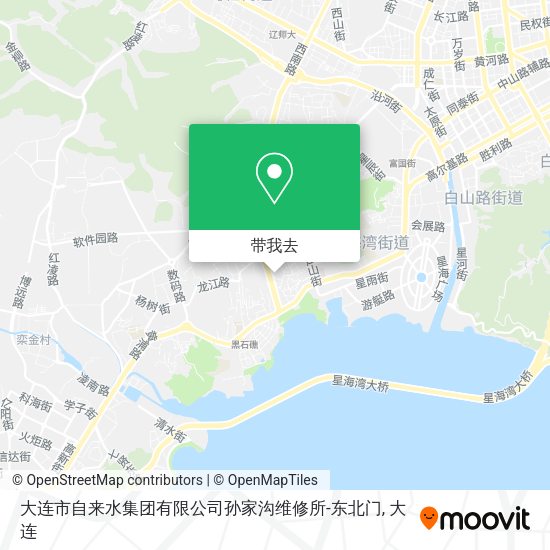 大连市自来水集团有限公司孙家沟维修所-东北门地图
