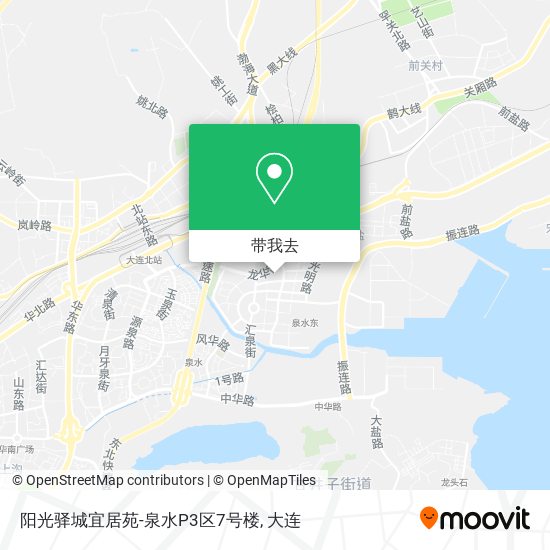 阳光驿城宜居苑-泉水P3区7号楼地图