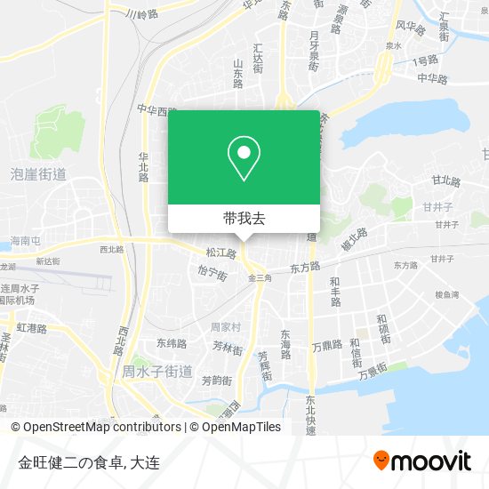 金旺健二の食卓地图