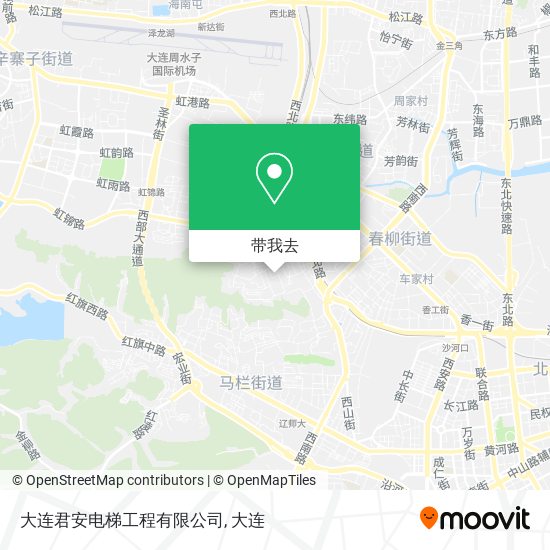 大连君安电梯工程有限公司地图