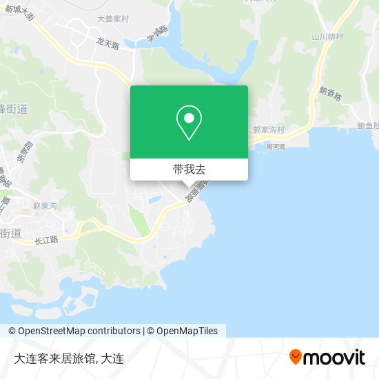 大连客来居旅馆地图