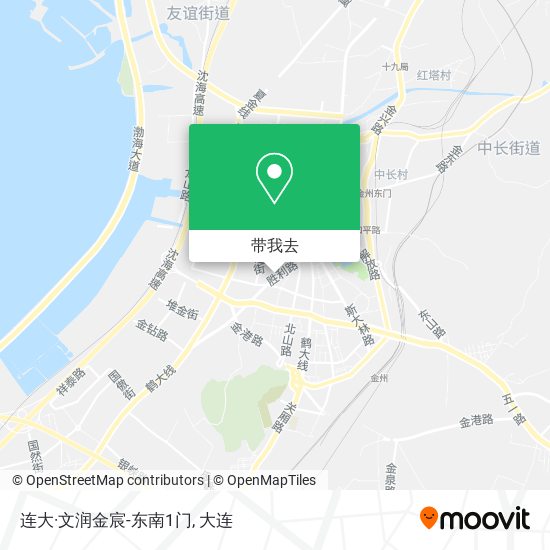 连大·文润金宸-东南1门地图