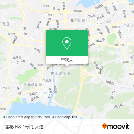 莲花小区-1号门地图