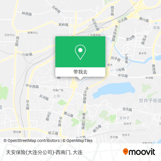 天安保险(大连分公司)-西南门地图