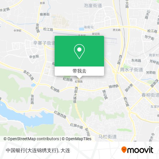 中国银行(大连锦绣支行)地图