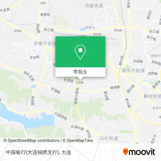 中国银行(大连锦绣支行)地图