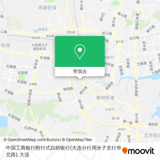 中国工商银行附行式自助银行(大连分行周水子支行华北路)地图