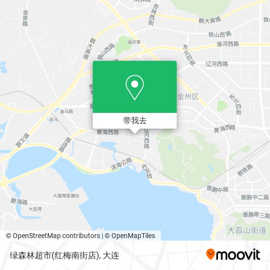 绿森林超市(红梅南街店)地图
