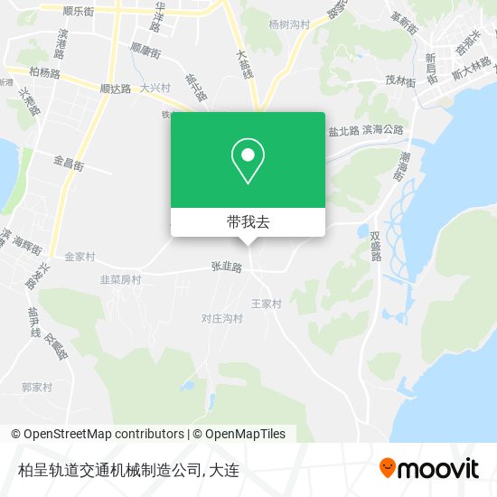 柏呈轨道交通机械制造公司地图