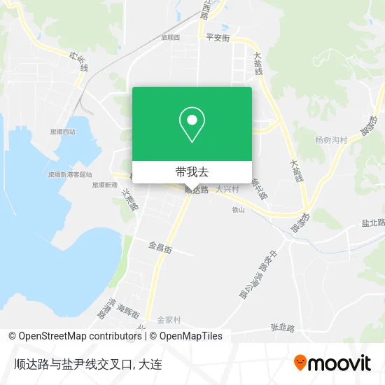 顺达路与盐尹线交叉口地图