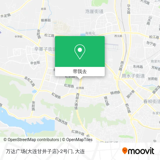 万达广场(大连甘井子店)-2号门地图