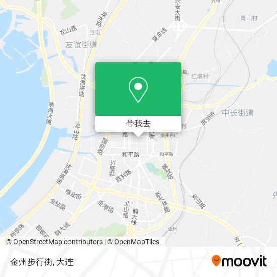 金州步行街地图