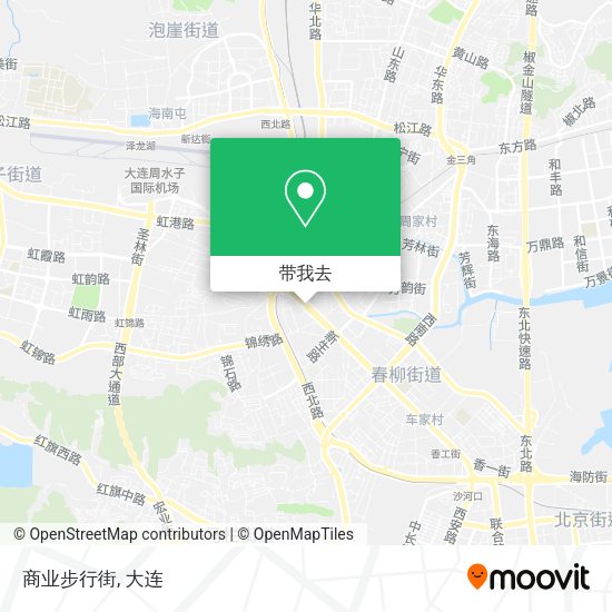 商业步行街地图