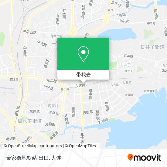 金家街地铁站-出口地图