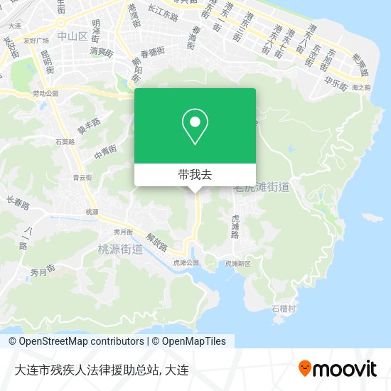 大连市残疾人法律援助总站地图