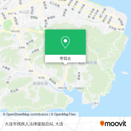 大连市残疾人法律援助总站地图