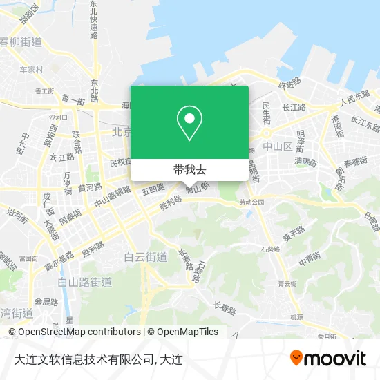 大连文软信息技术有限公司地图