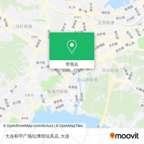 大连和平广场玩博馆玩具店地图