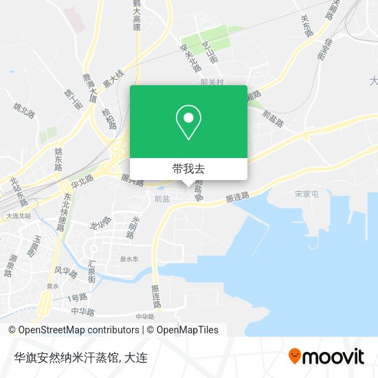 华旗安然纳米汗蒸馆地图