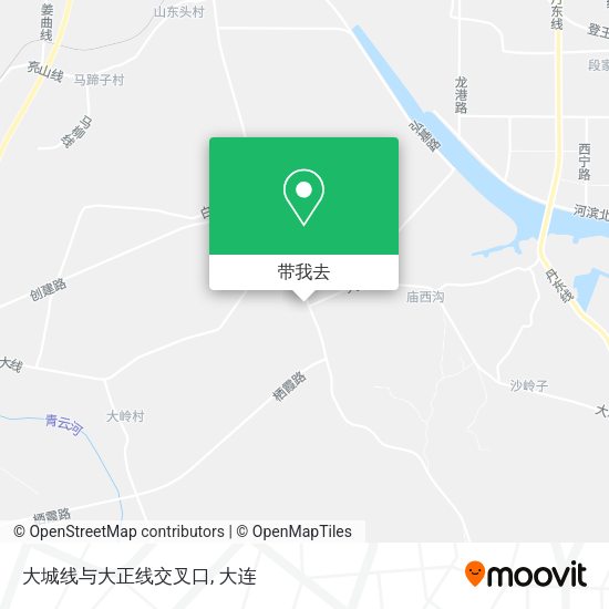 大城线与大正线交叉口地图