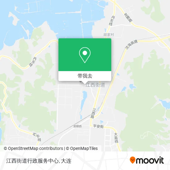 江西街道行政服务中心地图