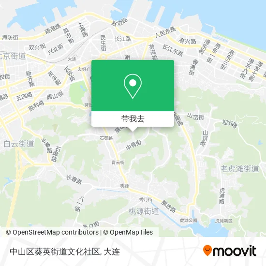 中山区葵英街道文化社区地图