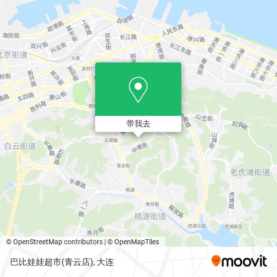 巴比娃娃超市(青云店)地图
