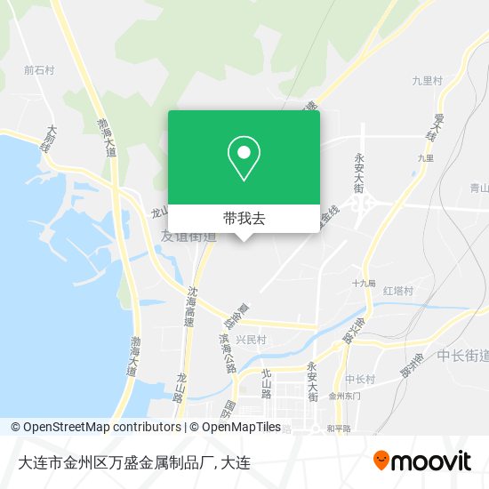 大连市金州区万盛金属制品厂地图