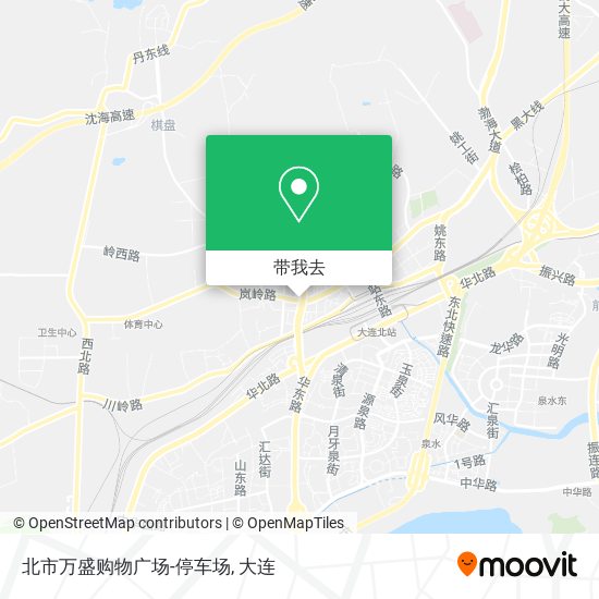 北市万盛购物广场-停车场地图