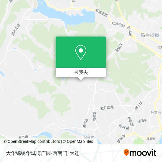 大华锦绣华城博广园-西南门地图