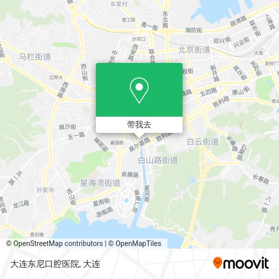 大连东尼口腔医院地图