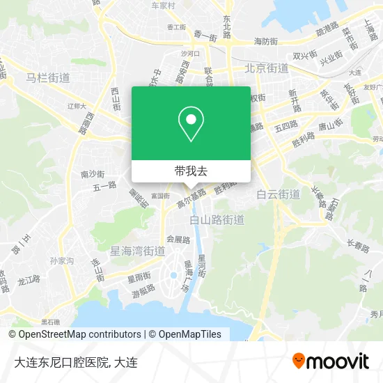 大连东尼口腔医院地图