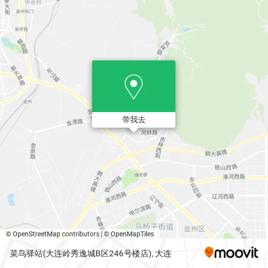 菜鸟驿站(大连岭秀逸城B区246号楼店)地图