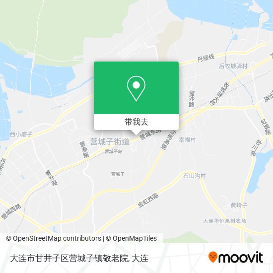 大连市甘井子区营城子镇敬老院地图