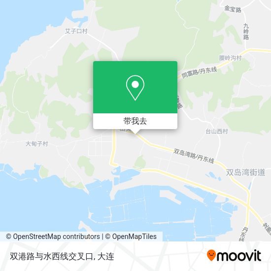 双港路与水西线交叉口地图