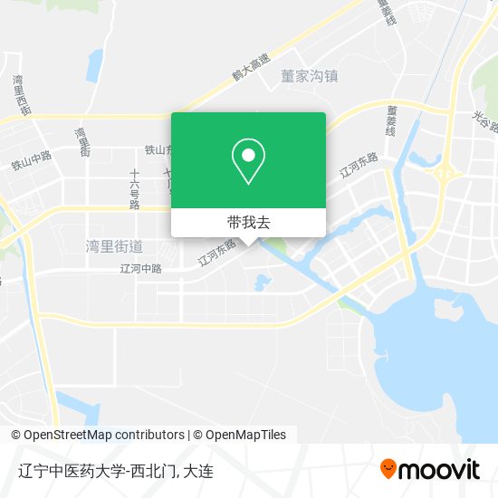 辽宁中医药大学-西北门地图