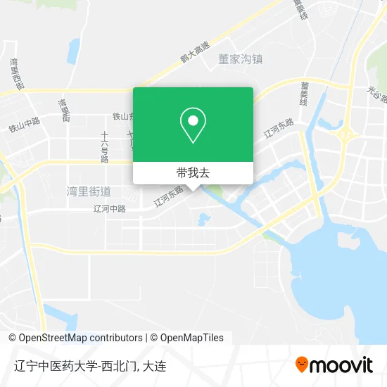 辽宁中医药大学-西北门地图