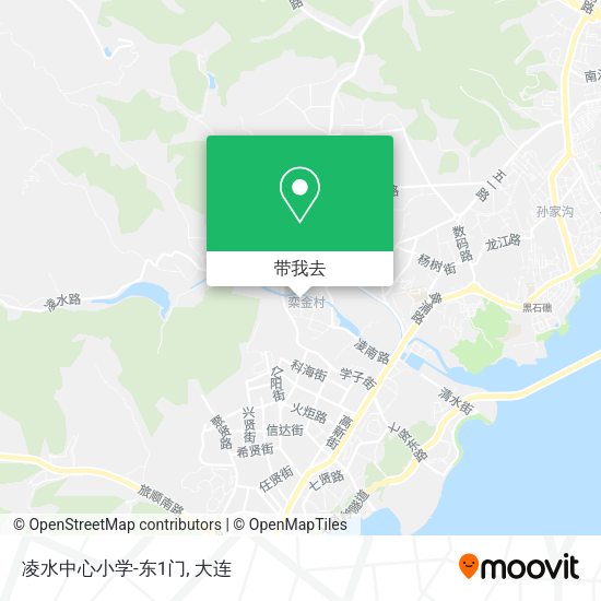 凌水中心小学-东1门地图