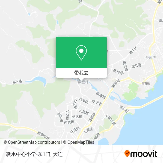 凌水中心小学-东1门地图
