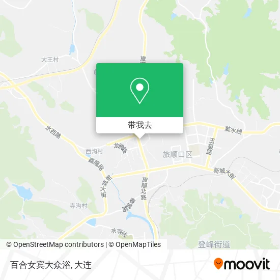 百合女宾大众浴地图