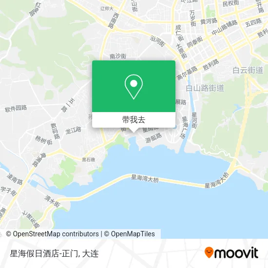 星海假日酒店-正门地图