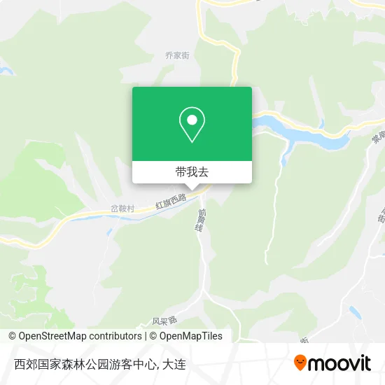 西郊国家森林公园游客中心地图