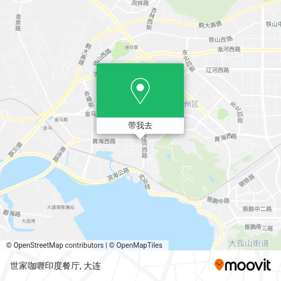 世家咖喱印度餐厅地图