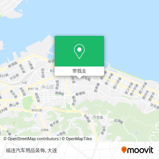 福连汽车用品装饰地图
